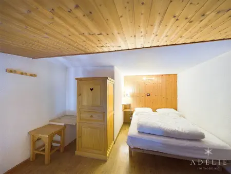 Studio mezzanine cosy, 4/5 pers, à 80m des pistes, balcon, TV/DVD, kichenette équipée - Photo 4