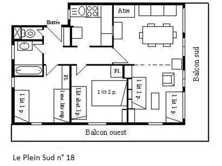 Appartement 3 pièces, 8 pers, près des pistes, cheminée, animaux acceptés - Méribel - Photo 26
