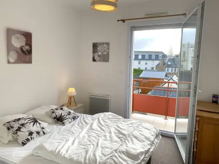 Spacieux appartement avec WIFI, 2 chambres, centre-ville de Perros-Guirec, proche plages - Photo 9