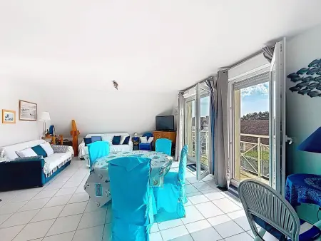 Appartement 2 pièces avec piscine et parking privé, proche plage, Merville-Franceville-Plage - Photo 1