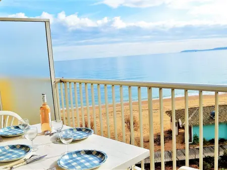 Appartement vintage avec terrasse face mer - 4 couchages, parking sécurisé - Photo 1