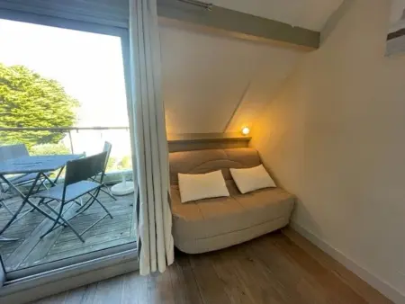 Studio mezzanine, balcon vue mer, animaux admis, parking, Saint-Pierre-Quiberon - Photo 4