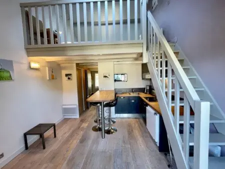 Studio mezzanine, balcon vue mer, animaux admis, parking, Saint-Pierre-Quiberon - Photo 5