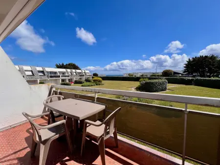 Charmant 2 pièces rénové à Quiberon avec balcon, parking et wifi, animaux admis - Photo 11