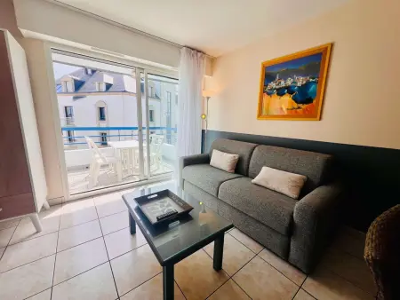 Quiberon : 2 pièces avec balcon, animaux acceptés, parking étroit - Photo 1