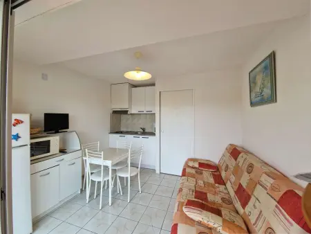 Studio cabine cosy avec terrasse, accès direct plage et parking privé, 2-4 pers, animaux ok - Photo 3