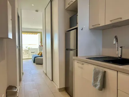 Studio moderne, 2 couchages, climatisé avec parking à Villeneuve Loubet Plage - Photo 8