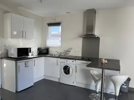 T1 bis avec Terrasse, Parking, WiFi et Animaux admis à Cambo-les-Bains - Photo 3