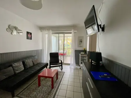 Studio 2 personnes, terrasse fermée, animaux tolérés, proche parking – Cambo-les-Bains - Photo 4