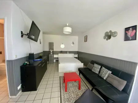 Studio 2 personnes, terrasse fermée, animaux tolérés, proche parking – Cambo-les-Bains - Photo 6
