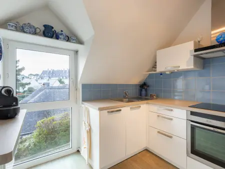 La Trinité-sur-Mer, 3 pièces duplex, 4 pers, balcon, parking, proche plages - Photo 8