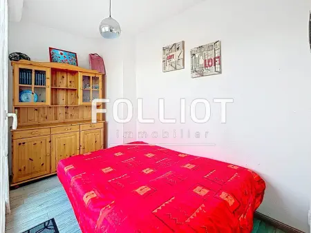 Charmant Studio Cabine 4 Pers, Balcons, Parking Privé, à 300m de la Plage de Merville-Franceville - Photo 2