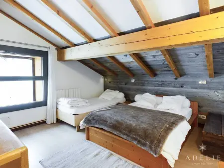 Superbe Duplex Savoyard pour 13 pers. avec Cheminée et Balcons, à 300m des Pistes - Photo 10