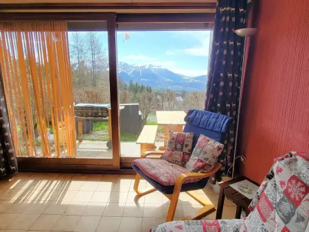 Appartement cosy 5 pers, terrasse sud, parking, proche station, animaux acceptés - Photo 9