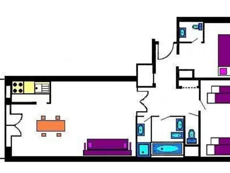 Appartement au cœur de Vars Les Claux, 3 pièces, 8 couchages, proche des pistes et commerces - Photo 13
