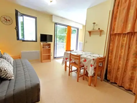 T2 Cabine avec Balcon au Cœur des Thermes - 6 Pers, Parking, Proche Télécabines, Équipé Tout Confort - Photo 3