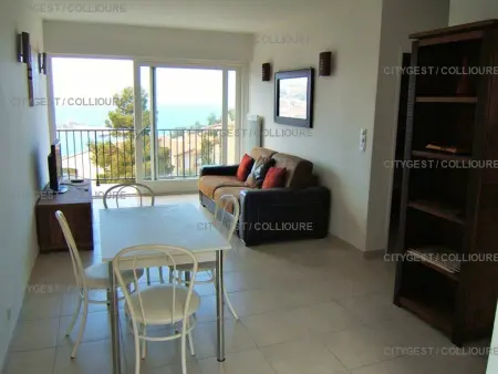 Appartement F2 à Collioure avec piscine, parking et vue sur mer - Photo 1