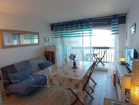 Appartement F2 rénové, vue mer, à 50m plage, Port-Vendres - Photo 5