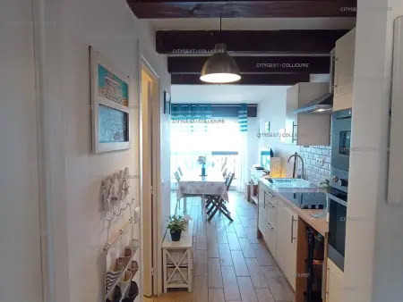 Appartement F2 rénové, vue mer, à 50m plage, Port-Vendres - Photo 6