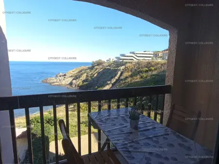 Appartement F2 rénové, vue mer, à 50m plage, Port-Vendres - Photo 8