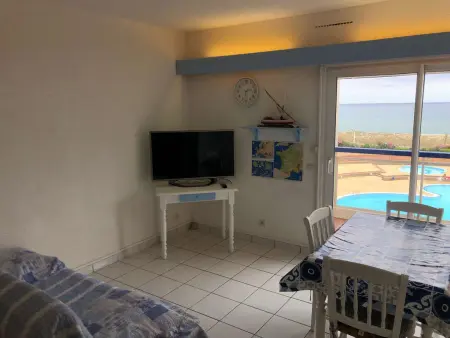 Appartement 2 pièces + cabine avec piscine et parking, 6 couchages, proche plage - Le Barcarès - Photo 2