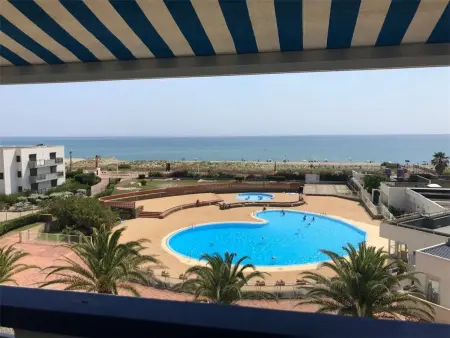 Appartement 2 pièces + cabine avec piscine et parking, 6 couchages, proche plage - Le Barcarès - Photo 14