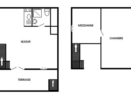 Appartement en bord de mer avec mezzanine, balcon et parking privé à Port Leucate, 6 couchages - Photo 4