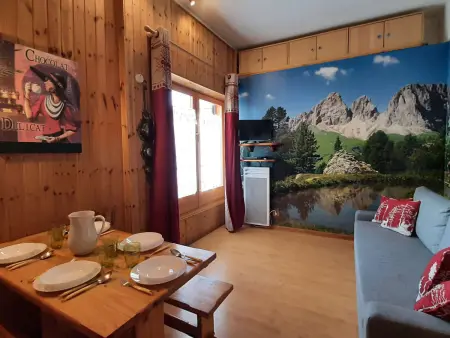 Studio Montagne Montgenèvre - 5 pers, Balcon Sud, Proche Pistes et Navette - Photo 2