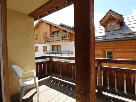 Bel appartement lumineux 54m², 3 pièces, 6 pers., coeur de Montgenèvre, animaux acceptés, balcon. - Photo 9