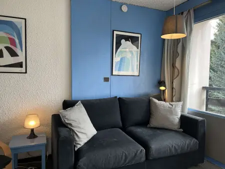 Confortable studio 2 pers. à Montgenèvre, balcon ouest, bien équipé, parking, options WiFi et linge - Photo 9