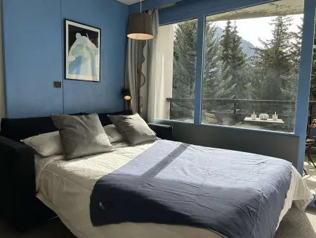 Confortable studio 2 pers. à Montgenèvre, balcon ouest, bien équipé, parking, options WiFi et linge - Photo 10