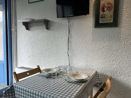 Confortable studio 2 pers. à Montgenèvre, balcon ouest, bien équipé, parking, options WiFi et linge - Photo 11