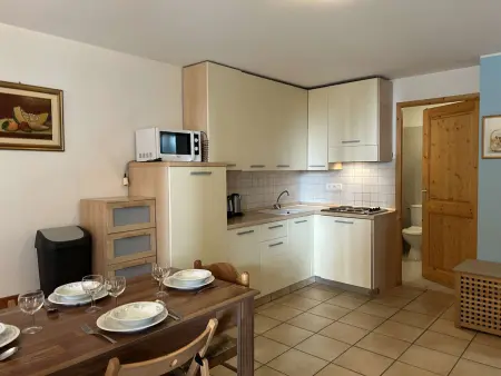 Montgenèvre - Studio 4 pers. à 50m des pistes, parking, lumineux, wifi possible - Photo 5