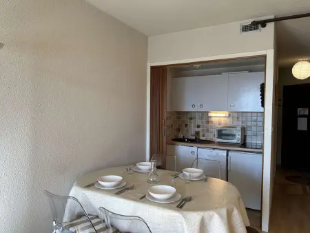 Studio montagne 4 pers. avec balcon, pistes à 100m, parking, local à skis - Montgenèvre - Photo 1