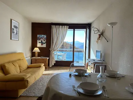 Studio montagne 4 pers. avec balcon, pistes à 100m, parking, local à skis - Montgenèvre - Photo 10