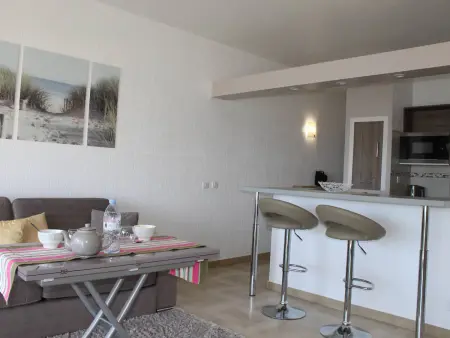 Appartement 2P, 4 couchages, climatisé avec parking à Villeneuve-Loubet Plage - Photo 3