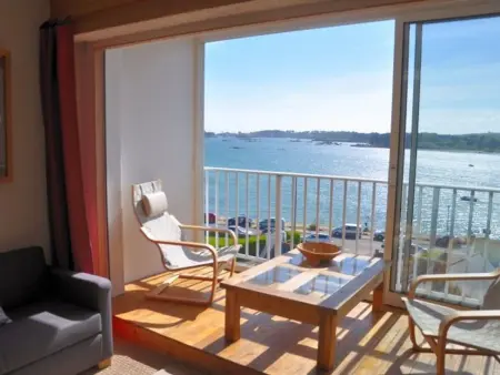 Appartement duplex avec terrasse, vue mer, plages à 100m, Trégastel - Photo 7