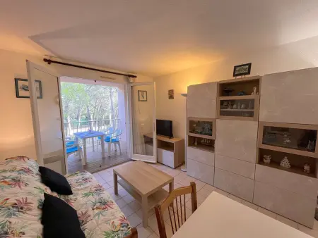 Studio cabine avec piscine, tennis et parking à 400m de la plage - 4 couchages, Saint-Aygulf - Photo 1