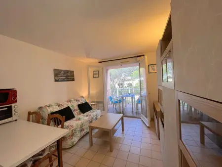 Studio cabine avec piscine, tennis et parking à 400m de la plage - 4 couchages, Saint-Aygulf - Photo 3
