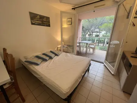 Studio cabine avec piscine, tennis et parking à 400m de la plage - 4 couchages, Saint-Aygulf - Photo 9