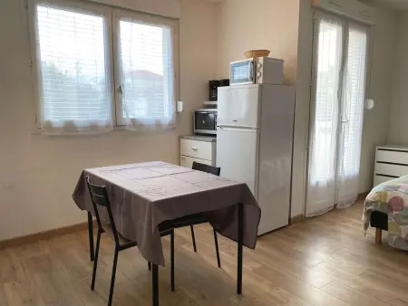 Studio rénové avec balcon, proche commerces, wifi et cellier privatif - Balaruc-les-Bains. - Photo 3