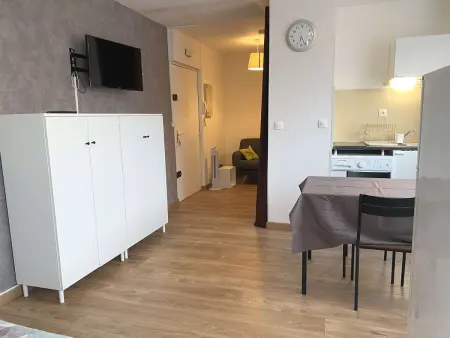 Studio rénové avec balcon, proche commerces, wifi et cellier privatif - Balaruc-les-Bains. - Photo 7