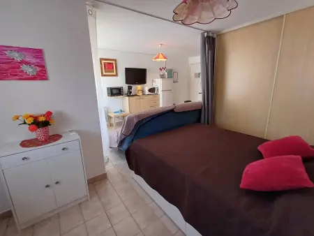 T1 agréable avec parking privé, proche étang de Thau, climatisé, cuisine équipée, loggia, Balaruc-les-Bains - Photo 5