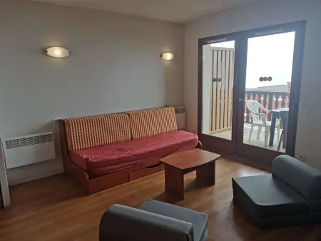Studio cosy avec terrasse, parking couvert, piscine, salle de fitness, proche pistes - Accepte animaux - Photo 1