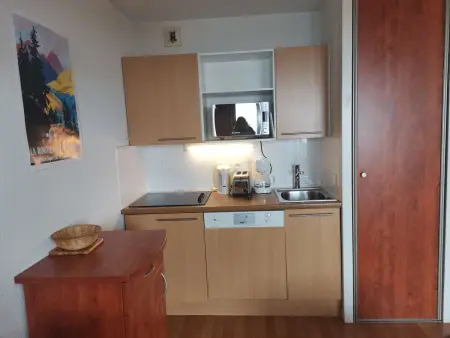 Studio cosy avec terrasse, parking couvert, piscine, salle de fitness, proche pistes - Accepte animaux - Photo 2