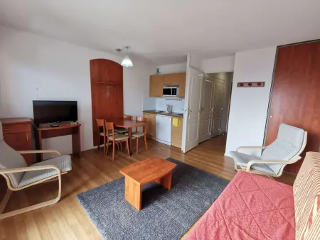 Studio cabine 4 pers - Terrasse, Piscine, Fitness, Parking - Proche pistes - Photo 4