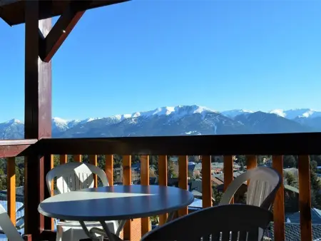 Charmant T2 cabine 6 pers. avec balcon sud, parking privatif à Bolquère - Photo 4