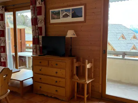 Grand studio 35m² lumineux à Pra-Loup 1500, Appartement 6 personnes à Pra Loup - Photo 2