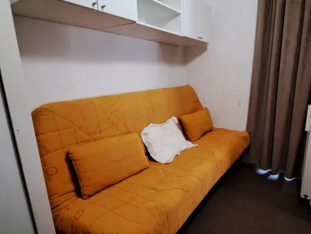 Studio cabine à Pra-Loup avec balcon et vue sur montagne - Photo 10