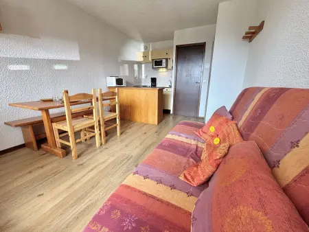 Studio cosy à 50m des pistes, balcon, parking, casier à skis, proche village et école de ski - Photo 4